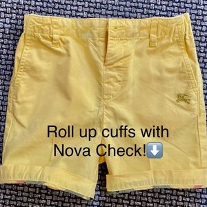 Burberry Toddler Logo CARGO 🩳 🔥Nova Check Detail! 4 deep pockets! 18 month